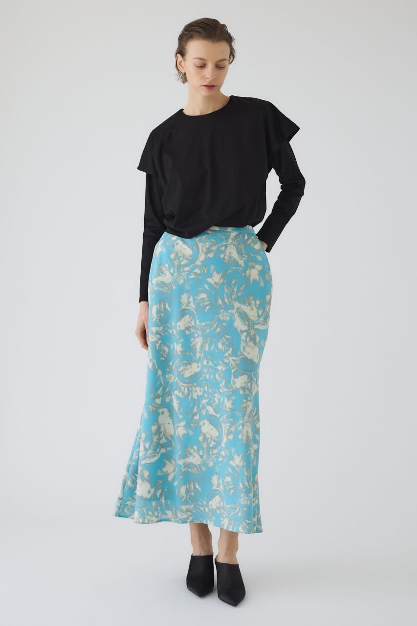RIM.ARK 「Air turbulence painting skirt」|スカート|