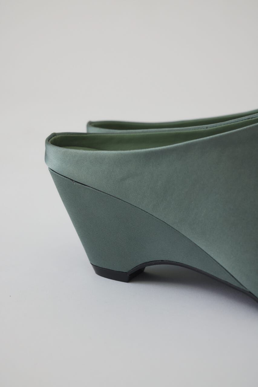 RIM.ARK 「Pointed satin mule」|サンダル|