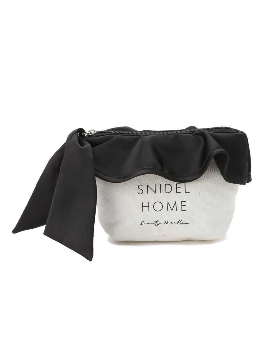 SNIDEL HOME「オーガニックキャンバスポーチ」|ポーチ|BLK