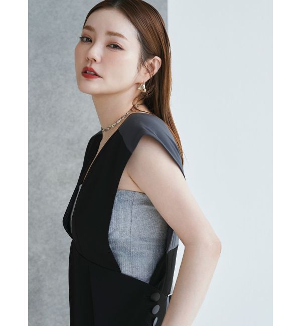 ELENDEEK「【FUJIKO&times;ELENDEEK】BICOLOR COMBINAISON」|オールインワン|