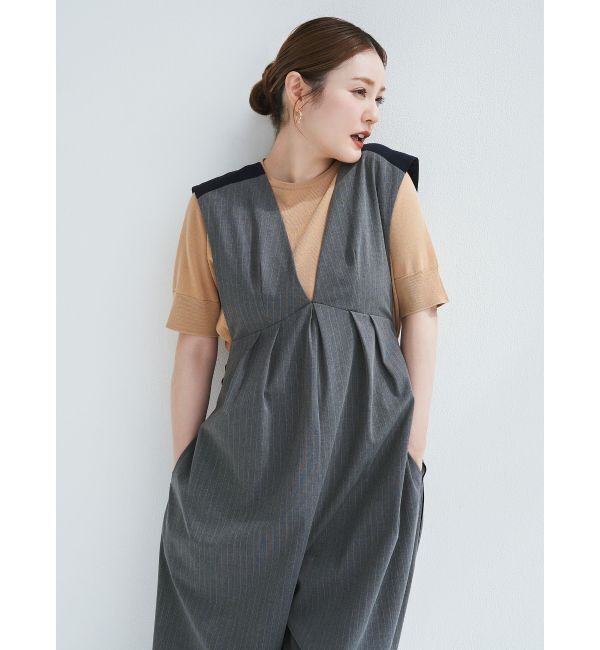 ELENDEEK「【FUJIKO&times;ELENDEEK】BICOLOR COMBINAISON」|オールインワン|