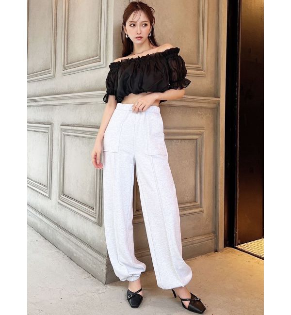 RESEXXY「クロップドオフショルトップス」|シャツ・ブラウス|