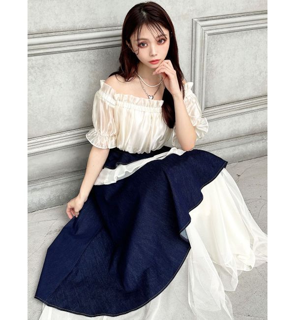 RESEXXY「クロップドオフショルトップス」|シャツ・ブラウス|