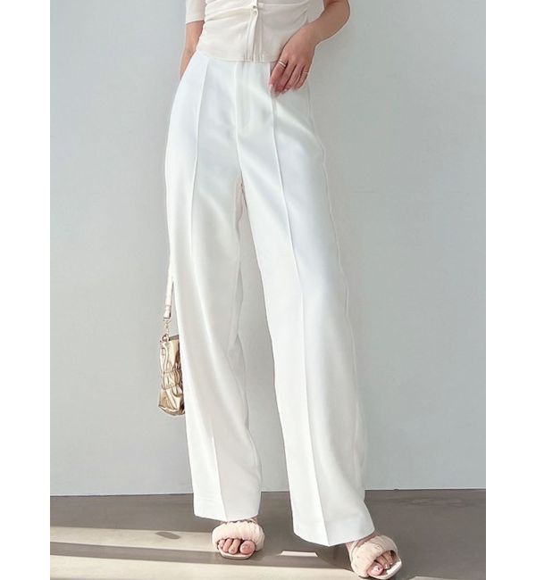 RESEXXY「ベーシックストレートパンツ【セットアップ着用可能】」|その他|ホワイト
