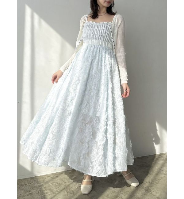 dazzlin「レースホックショートカーデ」|カーディガン|