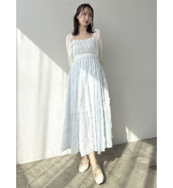 dazzlin「レースホックショートカーデ」|カーディガン|