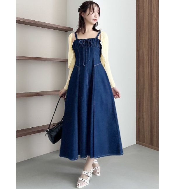 dazzlin「レースホックショートカーデ」|カーディガン|