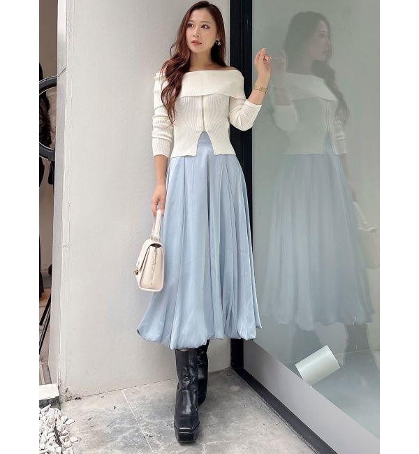 MERCURYDUO「タックバルーンスカート」|スカート|