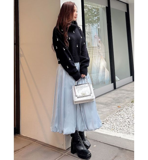 MERCURYDUO「タックバルーンスカート」|スカート|