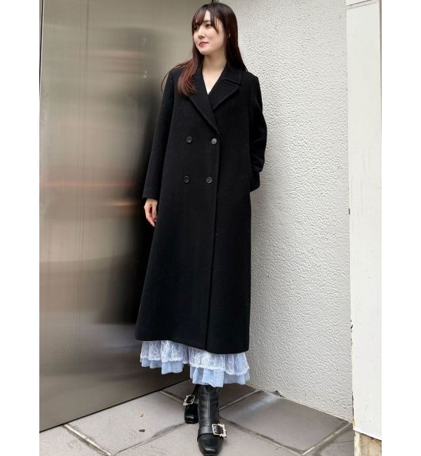 MERCURYDUO「2WAYフォールドラッフルロングスリーブニット」|ニット・セーター|