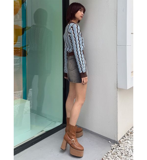 MURUA「ローファーライクベルトブーツ」|ショートブーツ|