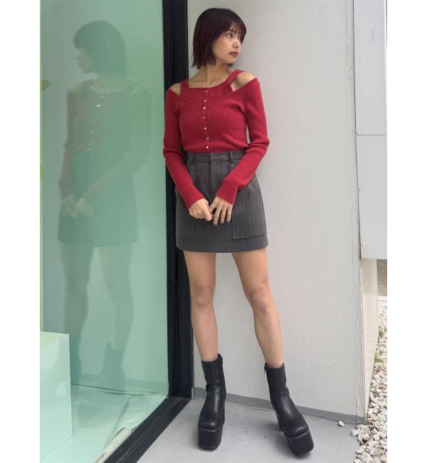 MURUA「ローファーライクベルトブーツ」|ショートブーツ|