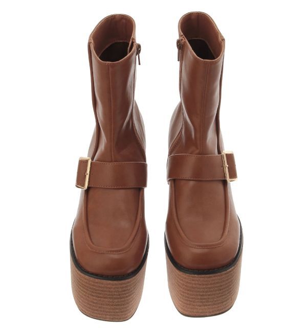 MURUA「ローファーライクベルトブーツ」|ショートブーツ|