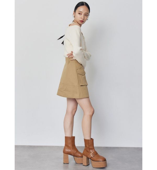 MURUA「ローファーライクベルトブーツ」|ショートブーツ|