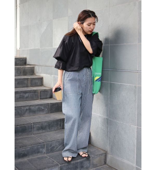 Ungrid「ハーフスリーブボリュームブラウス」|シャツ・ブラウス|