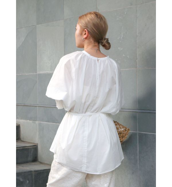 Ungrid「ハーフスリーブボリュームブラウス」|シャツ・ブラウス|