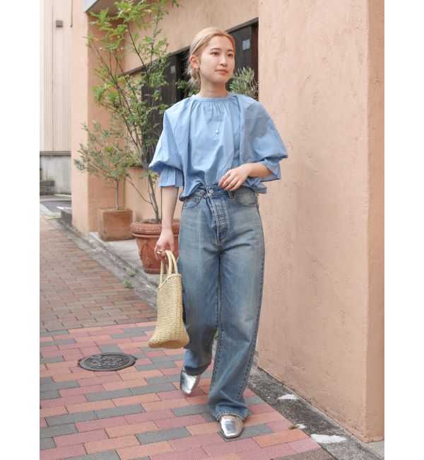 Ungrid「ハーフスリーブボリュームブラウス」|シャツ・ブラウス|