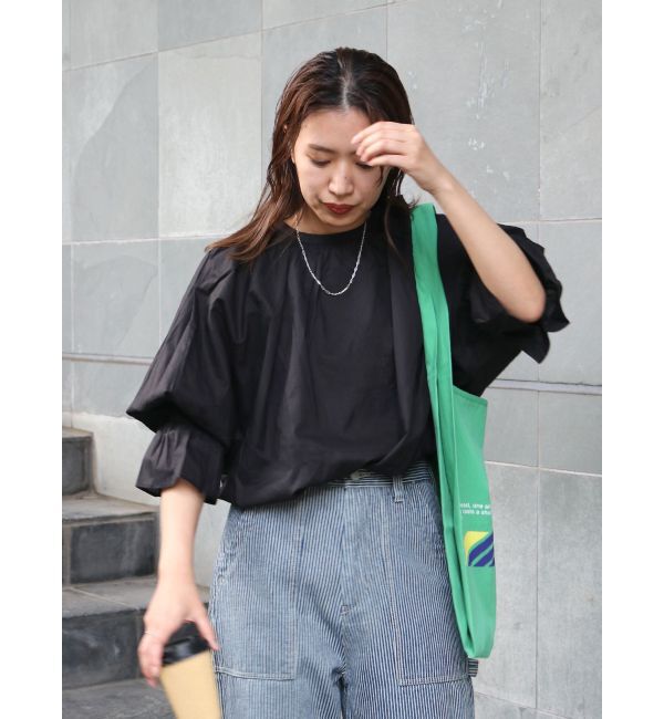 Ungrid「ハーフスリーブボリュームブラウス」|シャツ・ブラウス|