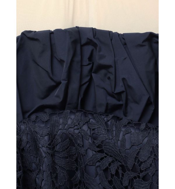 LAGUNAMOON「LADYフォルムペプラムレースドレス」|ドレス|