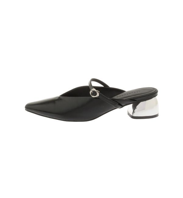 LAGUNAMOON「MODERNカッティングメタルヒールミュール」|パンプス|