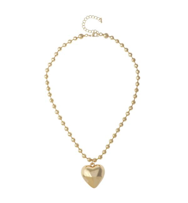 EVRIS「HEART MOTIF CHOKER ネックレス」|ネックレス|ゴールド