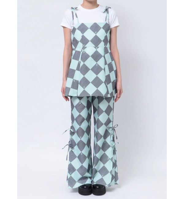 jouetie「ギンガムパターンキャミチュニック【セットアップ対応】」|キャミソール|