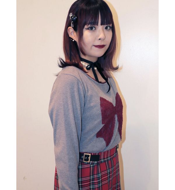 jouetie「レースリボンモチーフトップス」|Tシャツ・カットソー|