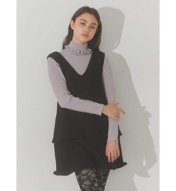 merry jenny「ツイードミニジャンスカ」|ジャンパースカート|