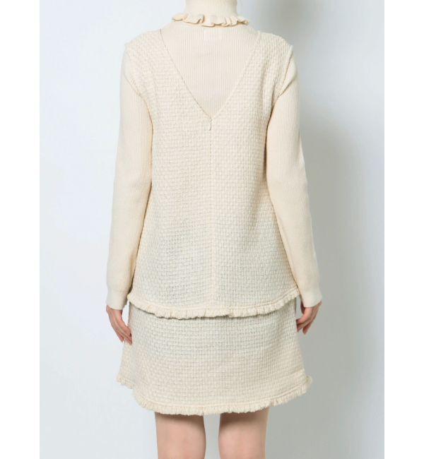 merry jenny「ツイードミニジャンスカ」|ジャンパースカート|