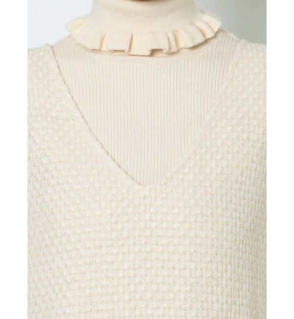 merry jenny「ツイードミニジャンスカ」|ジャンパースカート|