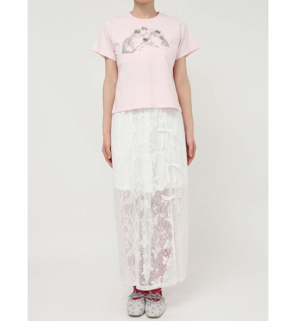 merry jenny「CAT ribbon Tee」|Tシャツ・カットソー|