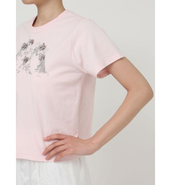 merry jenny「CAT ribbon Tee」|Tシャツ・カットソー|