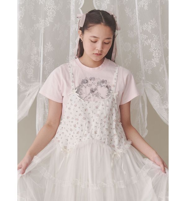 merry jenny「CAT ribbon Tee」|Tシャツ・カットソー|