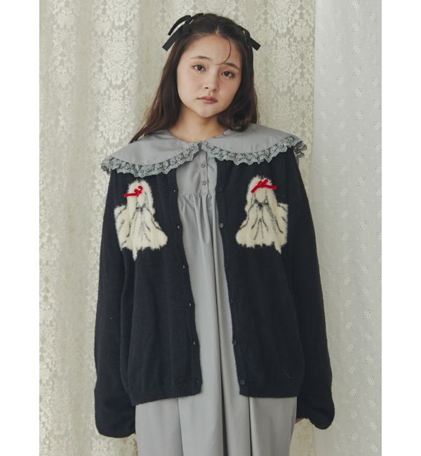 merry jenny「シーズー&times;シーズーカーディガン」|カーディガン|