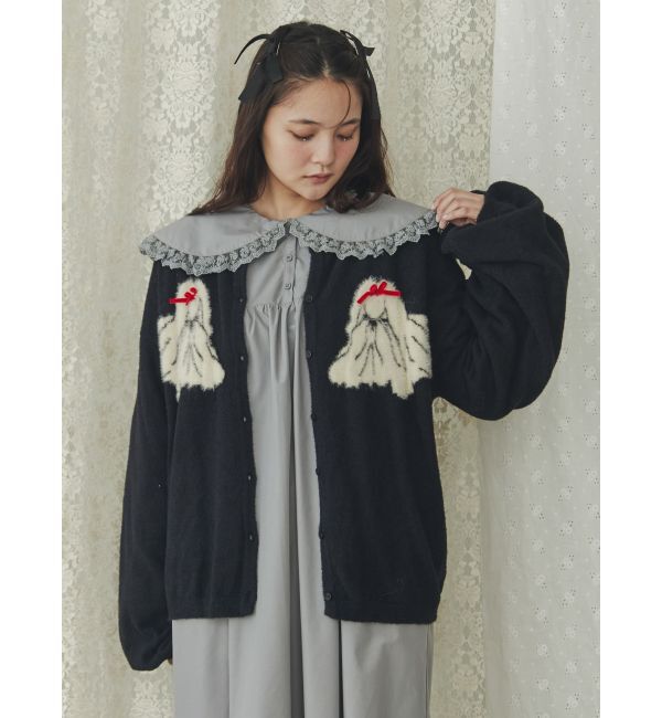 merry jenny「シーズー&times;シーズーカーディガン」|カーディガン|