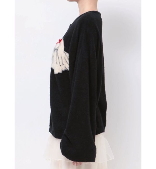 merry jenny「シーズー&times;シーズーカーディガン」|カーディガン|