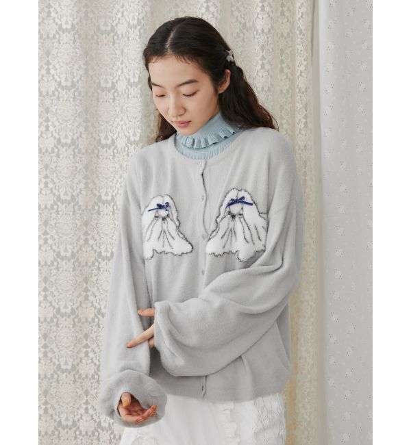 merry jenny「シーズー&times;シーズーカーディガン」|カーディガン|