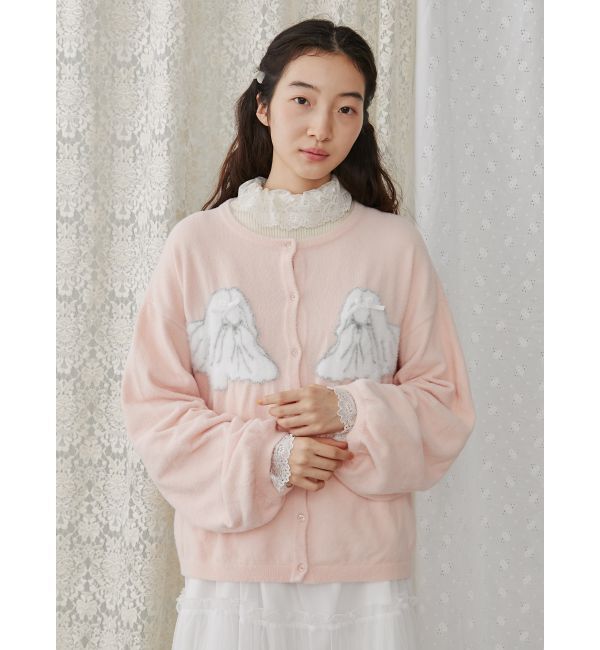 merry jenny「シーズー&times;シーズーカーディガン」|カーディガン|