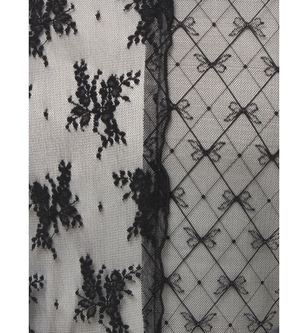 merry jenny「シアーレースコンビtops」|Tシャツ・カットソー|