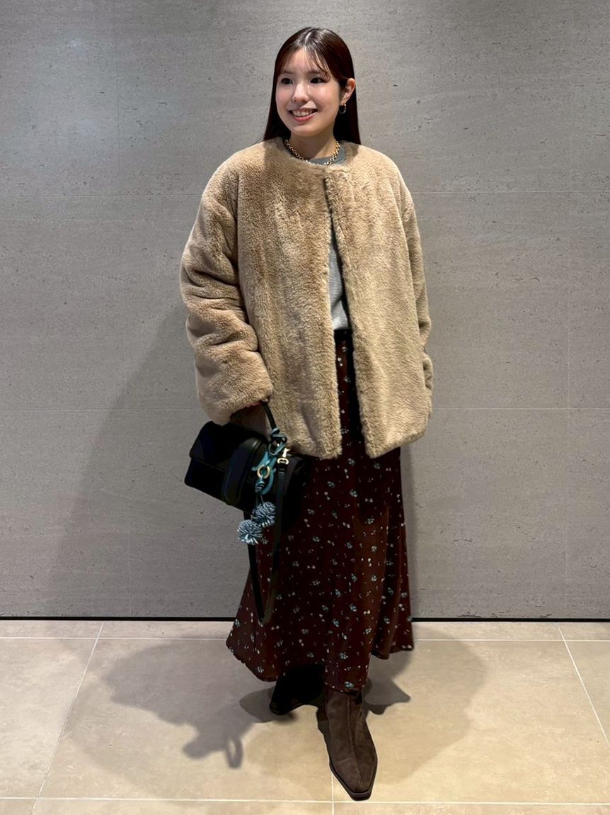 Mila Owen「小花柄プリントナロースカート」|スカート|