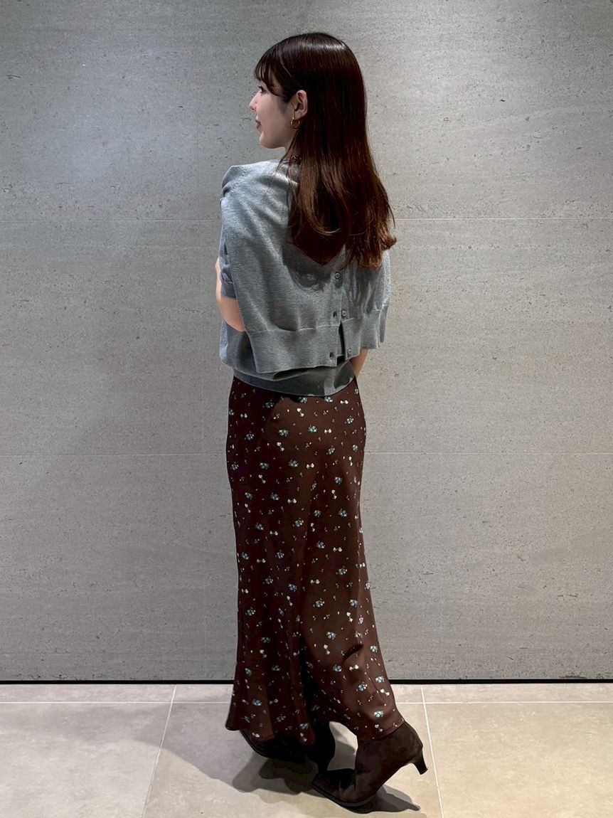 Mila Owen「小花柄プリントナロースカート」|スカート|