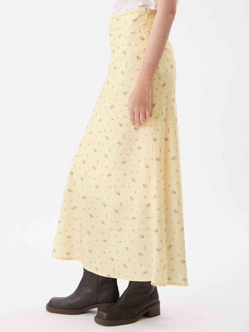 Mila Owen「小花柄プリントナロースカート」|スカート|