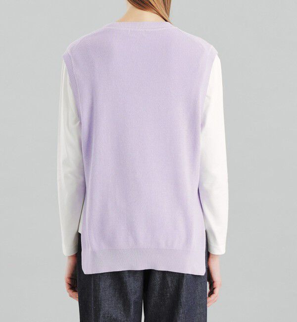 MACKINTOSH PHILOSOPHY「GREY LABEL コットン畦ニットベスト」|ニット・セーター|