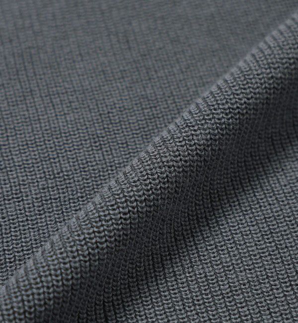 MACKINTOSH PHILOSOPHY「GREY LABEL コットン畦ニットベスト」|ニット・セーター|