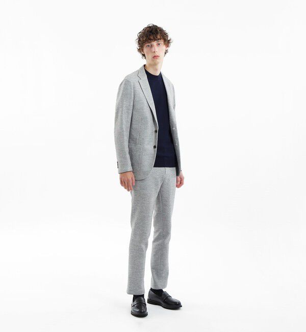 MACKINTOSH PHILOSOPHY「テーラードジャージー エラスティックパンツ　杢カラミ」|スラックス|