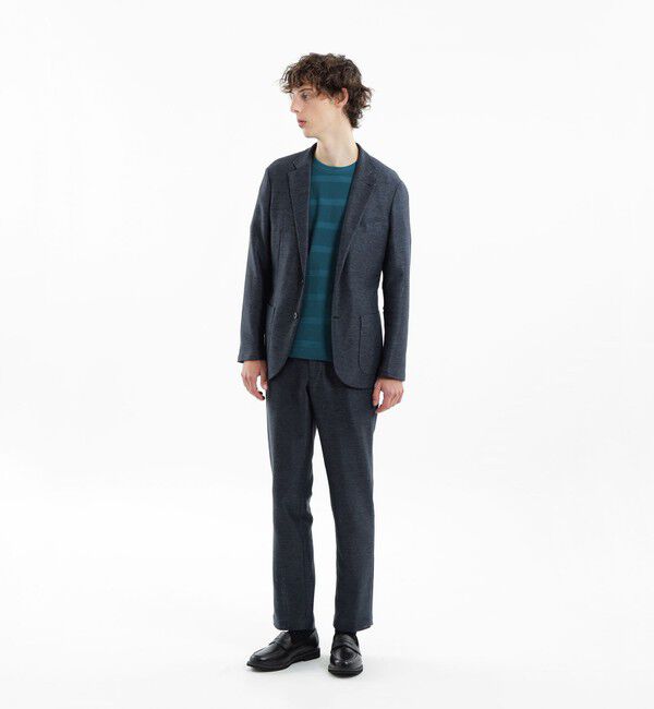 MACKINTOSH PHILOSOPHY「テーラードジャージー エラスティックパンツ　杢カラミ」|スラックス|