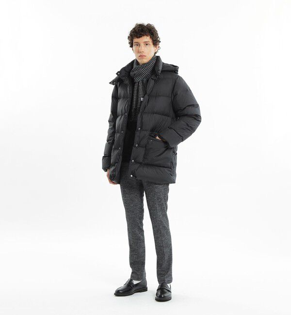 MACKINTOSH PHILOSOPHY「ライトウェイト高密度タフタ スタンドカラー ダウンブルゾン」|ブルゾン・スタジャン|