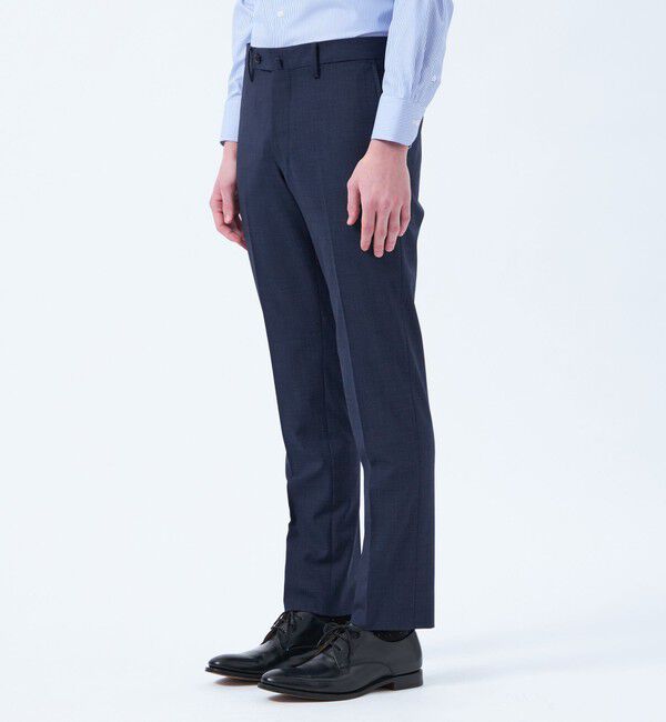 MACKINTOSH PHILOSOPHY「トロッタートラウザーズ #109 ストレッチピンヘッド/無地」|スラックス|