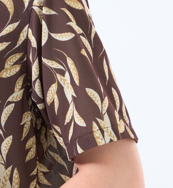 MACKINTOSH PHILOSOPHY「ボタニカルプリント ボタンダウン半袖シャツ」|シャツ・ブラウス|