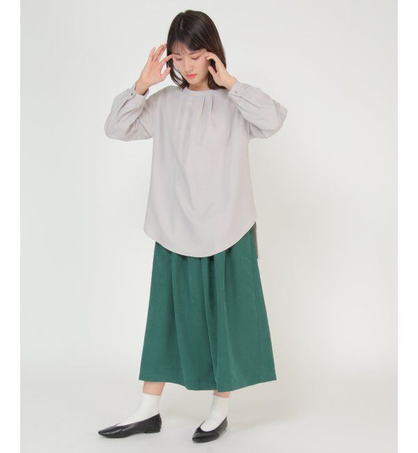 IKKA LOUNGE「タンブラーツイルチュニックワンピース」|ワンピース|